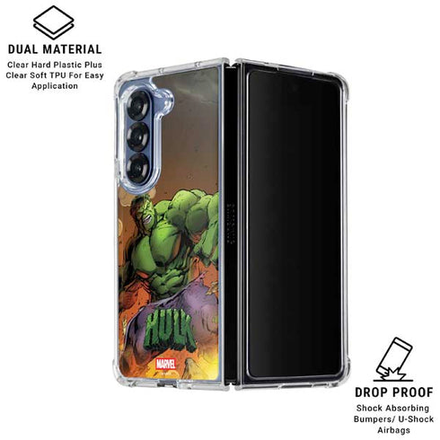 Marvel Hulk Smash Galaxy Z Fold6 Clear Case